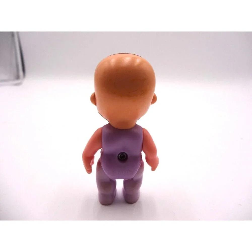 Fisher Price My First Doll‎ House baby blond hair purple one piece infant Mattel